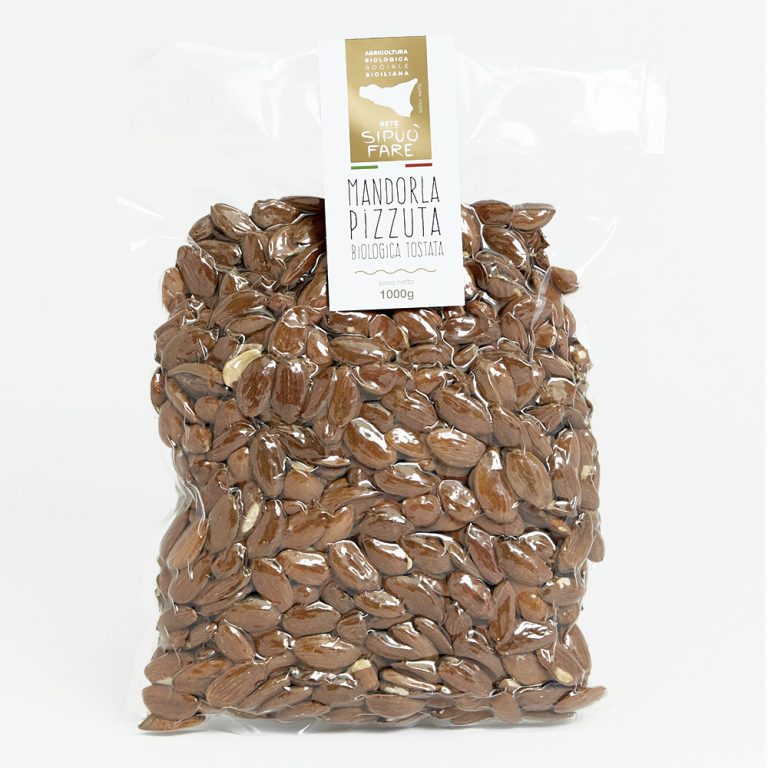 Mandorla Pizzuta Biologica Tostata 1 Kg